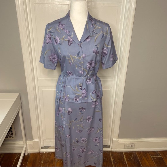 Vintage Pendleton Silk Skirt Set - Picture 5 of 11